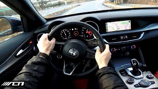 2024 Alfa Romeo Stelvio Veloce POV Drive Impressions  A Secret Ferrari SUV [upl. by Giffy]