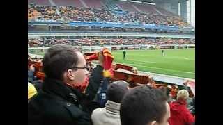 Les Corons tijdens Lens  Stade Rennes  6 januari 2013 [upl. by Odell]