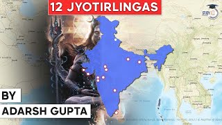 12 Jyotirling of Lord Shiva in India History and spiritual significance of all 12 Jyotirlings UPSC [upl. by Rosaleen]