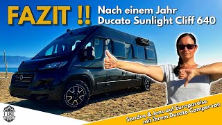 Fazit 🔥 Ein Jahr Vollzeit im FIAT Ducato Kastenwagen  Sind wir zufrieden   sunlightcliff [upl. by Derwood]