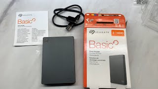 Seagate Basic STJL2000400 External Portable Drive 2TB 25quot USB 30 Portable External Hard Drive [upl. by Leandro]