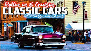 USA CLASSIC CAR SHOWS Muscle Cars Hot Rods Street Rods Street Machines Custom Hot Rods [upl. by Sura]