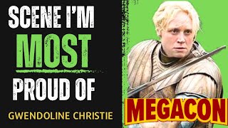 Gwendoline Christie Scene Im MOST Proud Of gameofthrones megacon [upl. by Adest]