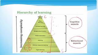 Types of learning Gagnes Hierarchy of learning [upl. by Nnep854]