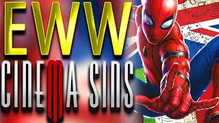 Everything Wrong With CinemaSins SpiderMan Far From Home in 19 Minutes or Less [upl. by Nodnahs172]