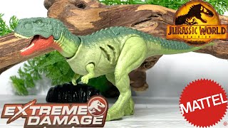 Mattel Jurassic World Dominion Quilmesaurus Review Extreme Damage [upl. by Tonry]