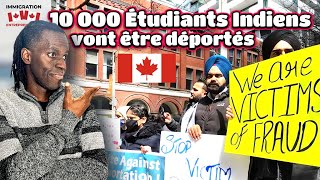 Les étudiants indiens ont contourné le système dimmigration canadien canada indian india study [upl. by Marylou]