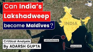 Lakshadweep or Maldives The preferred tourist destination l Ecotourism l UPSC GS3 Indian Economy [upl. by Adnulahs303]