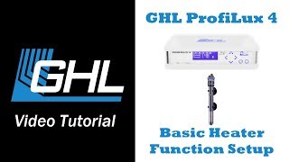 Basic heater setup via GHL Control Center [upl. by Eitten]