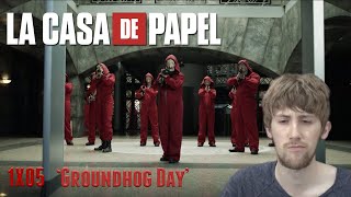 Money Heist La Casa de Papel Season 1 Episode 5  Groundhog Day Reaction [upl. by Assiralk]