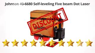 Johnson 406680 Selfleveling Five beam Dot Laser  Review and Discount [upl. by Sueahccaz744]