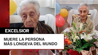 Muere María Branyas la persona más longeva del mundo a los 117 años [upl. by Baldwin432]