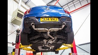 BMW M135i Custom Cat Back Exhaust [upl. by Bokaj]