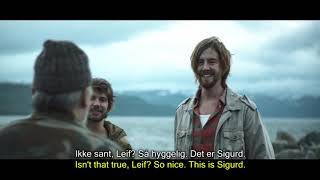 Ragnarok meeting Elisabeth and Leif Norwegian and English subtitles [upl. by Adiehsar]