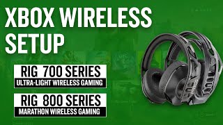 RIG  Wireless Headset Setup for Xbox Series XS [upl. by Maghutte]