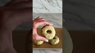 2 INGREDIENT AVO BAGELS 🥑🥯 — easy prep glutenfree dairyfree lowcarb healthyrecipes [upl. by Carl]