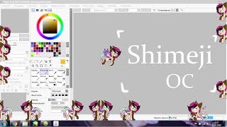 How To Make A Shimeji  OC  SpeedPaint [upl. by Gaige661]