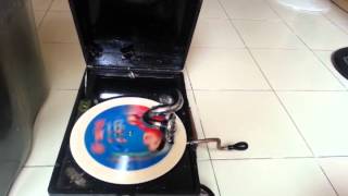 Worlds FIRST new recording made into 78 rpm non breakable records [upl. by Allekram216]