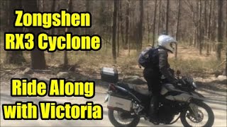 Zongshen RX3 Cyclone Ride Along with Victoria [upl. by Maeve]