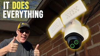 Eufy Floodlight Cam E340 Review 360 Degree Security Camera amp its Impressive Features [upl. by Nwahsud]