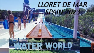 lloret de mar spain  lloret de mar spain water park  lloret de mar 2023 [upl. by Nair630]