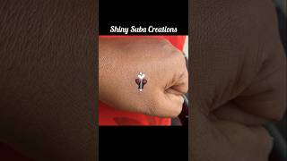 Simple Eye Liner Bindi And Tattoo Designs By Shiny Suba Creations bindi pottu eyelinertattoo art [upl. by Sema]