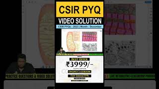 CSIRNET LIFE SCIENCES  PYQ 2023 December  VIDEO SOLUTION  previousyearquestions csirnet [upl. by Laen]