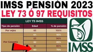 🟥Pensión IMSS 2023 cuántas semanas 💰necesito para PENSIONARSE😭 [upl. by Canale936]