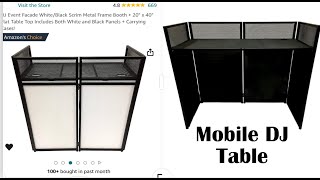 PORTABLE DJ FACADE TABLE BY CEDARSLINK [upl. by Ruelu]