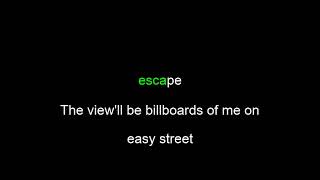 Easy Street  Annie 2014 karaoke version [upl. by Enimajneb]