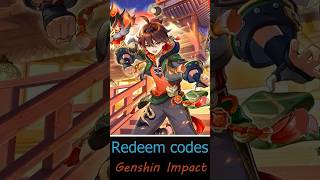 Redemption codes from stream 44  Genshin Impact [upl. by Puklich]