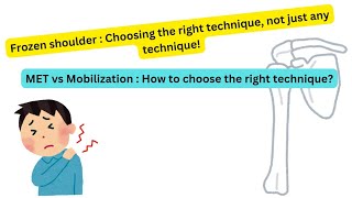 MET vs Mobilization  How to pick the right technique for frozen shoulder [upl. by Valda]