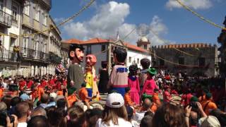 Gigantones e Cabeçudos em Viana do Castelo 2016 [upl. by Lemrahc551]