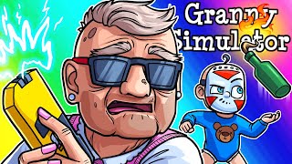 Granny Simulator Funny Moments  Todlerious Vs Two Grannies [upl. by Boorman268]