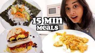 i tried making 15 min meals for 24 hours part 2 [upl. by Hehre243]