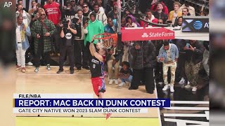 Report McClung invited to 2024 NBA Slam Dunk Contest [upl. by Aicenav]