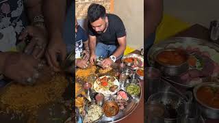 food foodchallenge indianfood biryani legpiece ulhaskamathe streetfood chickenlegpiece [upl. by Ender]