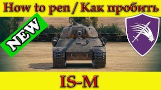 How to penetrate ISM weak spots  World Of Tanks [upl. by Chaffee255]