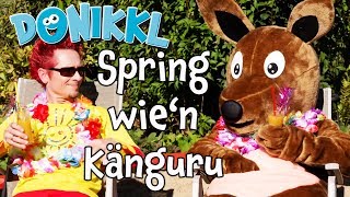 ♫ Kinderlied ♫ Spring wien Känguru ♫ DONIKKL Kinderlieder ♫ Singen Tanzen Bewegen [upl. by Callean]