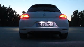 VW Scirocco 14 TSI Custom NonResonated Exhaust Sound [upl. by Aratehs702]