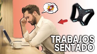 Corrector postural para TRABAJAR SENTADO 👉 ¡Úsalo bien  Fisioterapia 2021 [upl. by Bernadene430]