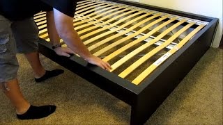 IKEA Malm high bed assembly  DETAILED [upl. by Sonitnatsok]