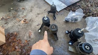 2003 Toyota Camry motor mount replacement [upl. by Juakn]