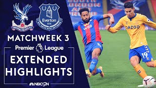 Crystal Palace v Everton  PREMIER LEAGUE HIGHLIGHTS  9262020  NBC Sports [upl. by Hyps]