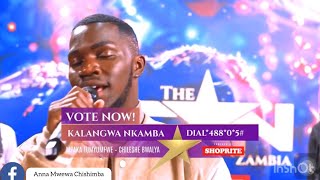 The icon Zambia  S1 E12  Kalangwa Nkamba performs mpaka tumfyumfwe by Chileshe Bwalya theicon [upl. by Hawthorn269]