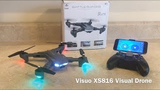 Visuo XS816 Visual Optical Flow Drone GearBest [upl. by Anailil]