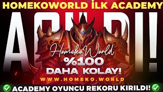 HomekoWorld İlk Academy Rekor Oyuncusuyla Açıldı \u00100 Daha Kolay knightonline Homekoworld [upl. by Whitson]