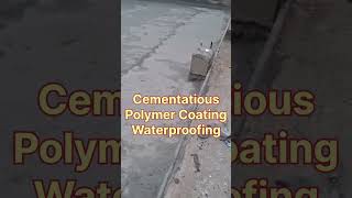 Cementatious Polymer Waterproofing Treatment । Polymer Chemical Waterproofing । Old Roof Repair [upl. by Sloane]