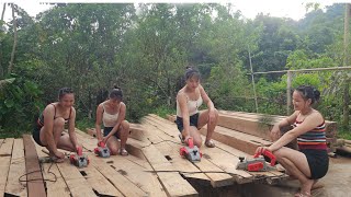 timelapse 15 days when two sisters Luyen Mai built a new life [upl. by Eilatan]