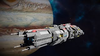 CinquedeaClass Destroyer  Space Engineers Ship Review [upl. by Ferri37]